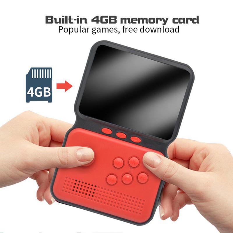 Gamer Gaming rétro Portable Mini Console de poche 16-Bit 3.0 pouces couleur LCD enfants couleur jeu joueur intégré 990 + jeux