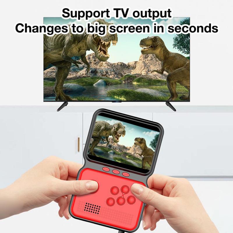 Gamer Gaming rétro Portable Mini Console de poche 16-Bit 3.0 pouces couleur LCD enfants couleur jeu joueur intégré 990 + jeux