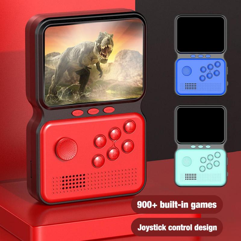 Gamer Gaming rétro Portable Mini Console de poche 16-Bit 3.0 pouces couleur LCD enfants couleur jeu joueur intégré 990 + jeux