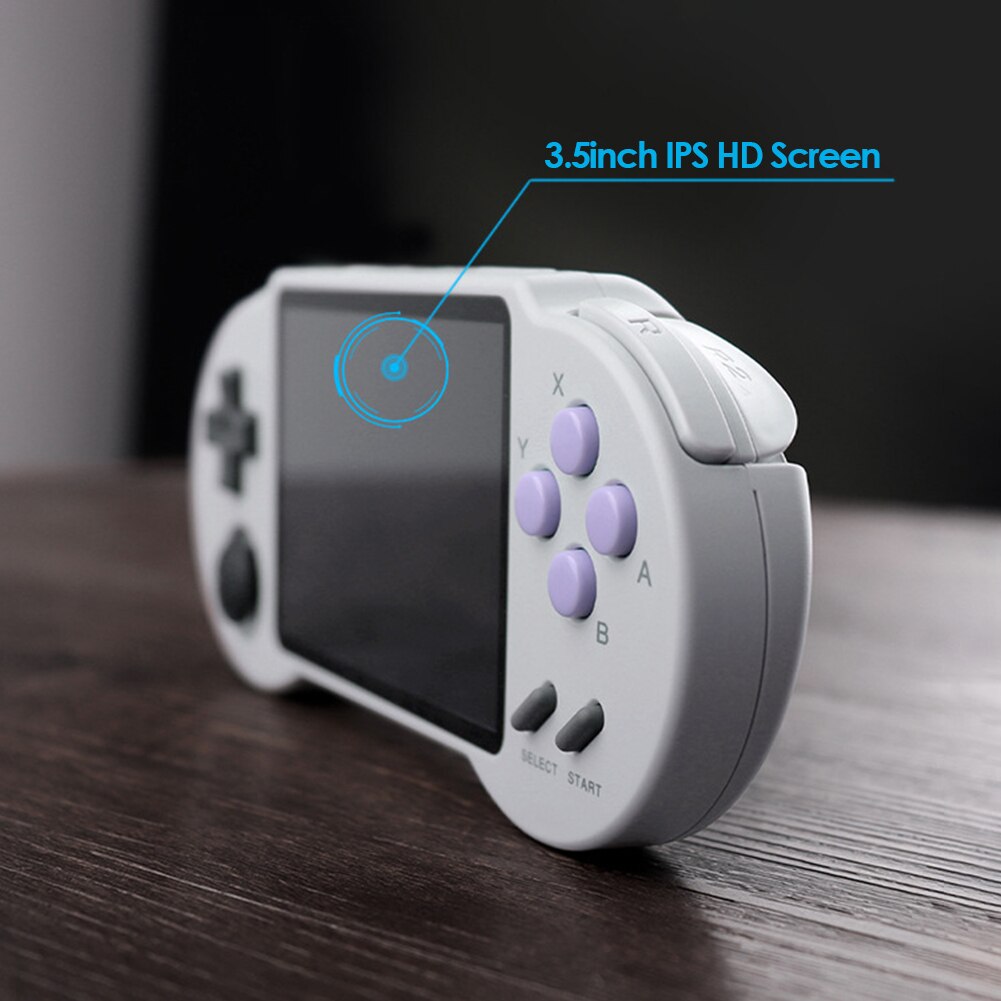 Pocketgo S30 rétro Console de jeu 3.5 pouces IPS écran lecteur de jeu portable intégré 128GB 10000 jeux de poche lecteurs vidéo