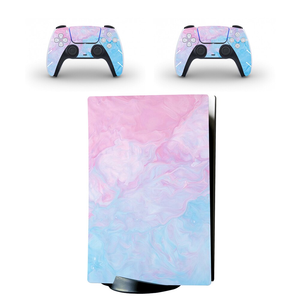 Contrôleur de Console de jeu autocollants Kit de couverture accessoires de Machine électronique pour Sony PS5 décalcomanies amovibles numériques