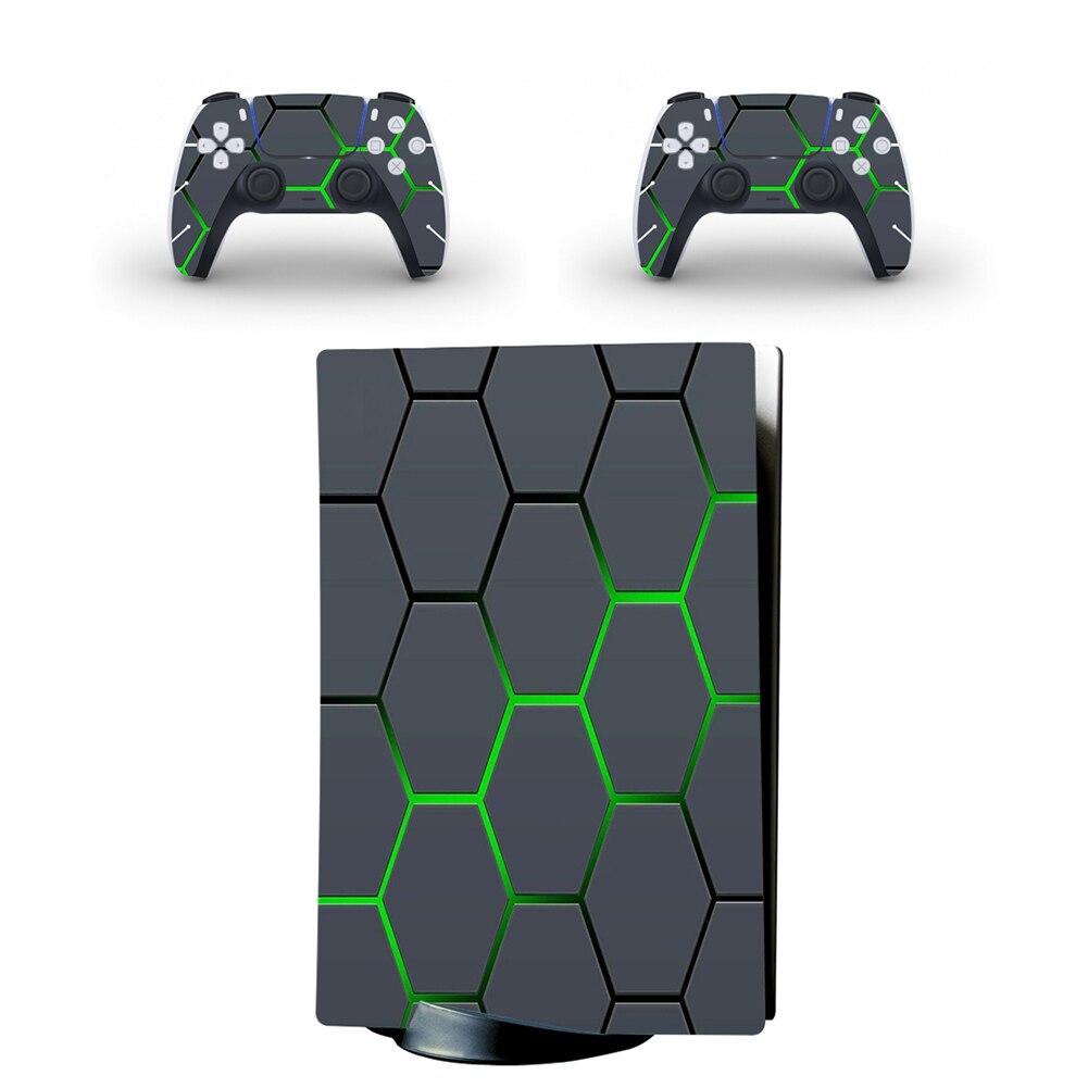 Accessoires de Machine électronique contrôleur de Console de jeu autocollants Kit de couverture pour Sony PS5 décalcomanies amovibles numériques