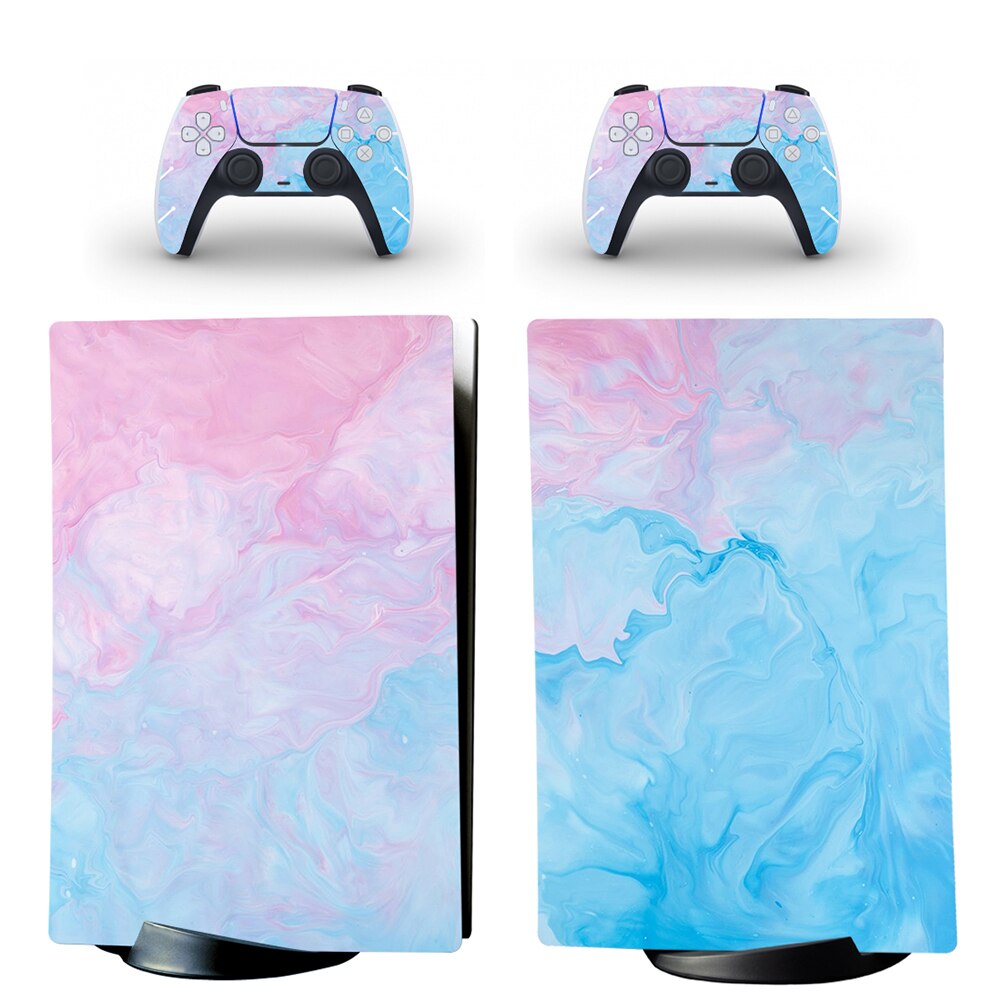 Accessoires de Machine électronique contrôleur de Console de jeu autocollants Kit de couverture pour Sony PS5 décalcomanies amovibles numériques