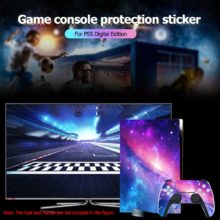 Accessoires de Machine électronique contrôleur de Console de jeu autocollants Kit de couverture pour Sony PS5 décalcomanies amovibles numériques