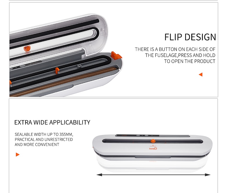 SaengQ meilleur scelleur de nourriture sous vide 220V/110V automatique Commercial ménage alimentaire scellant sous vide Machine d'emballage comprennent 10 pièces sacs