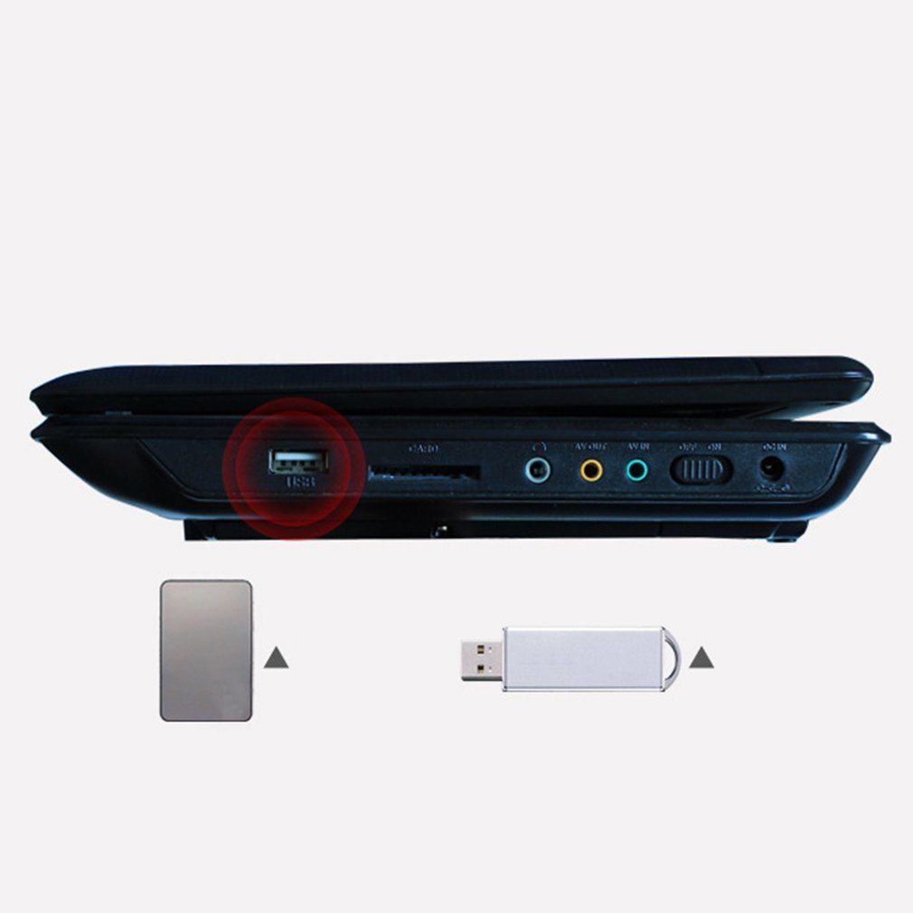 7.8 pouces Portable HD TV maison voiture lecteur DVD VCD CD MP3 lecteur DVD USB SD cartes RCA TV Portable câble jeu 16:9 rotation écran LCD 7.8 pouces Portable HD TV maison voiture lecteur DVD VCD CD MP3 lecteur DVD USB SD cartes RCA TV Portable câble jeu 16:9 rotation écran LCD