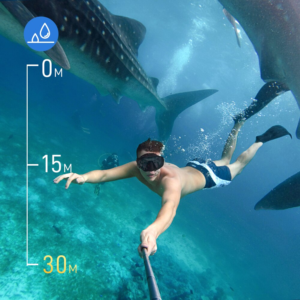 Caméra d'action VanTop Moment D4UQ 4K caméra étanche sous-marine 20MP avec écran tactile Wifi télécommande sans fil caméra grand Angle 170 °