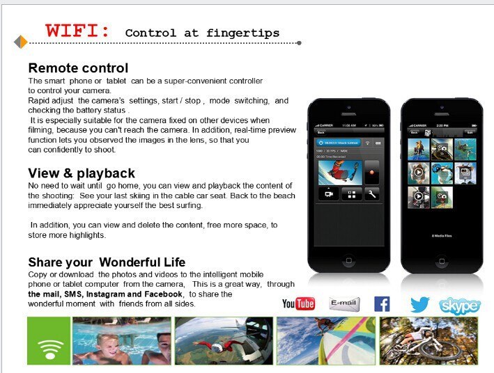 Nouveauté! Original Eken H9R / H9 Ultra HD 4K caméra d'action 30m étanche 2.0 'écran 1080p sport caméra aller extrême pro cam Nouveauté! Original Eken H9R / H9 Ultra HD 4K caméra d'action 30m étanche 2.0 'écran 1080p sport caméra aller extrême pro cam