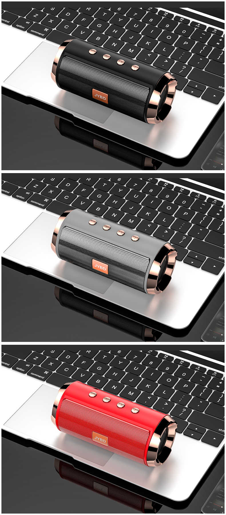 Haut-parleurs Bluetooth véritable sans fil puissant haut-parleur de basse stéréo boîte de son gamme complète haut-parleur colonne IPX7 étanche Home cinéma