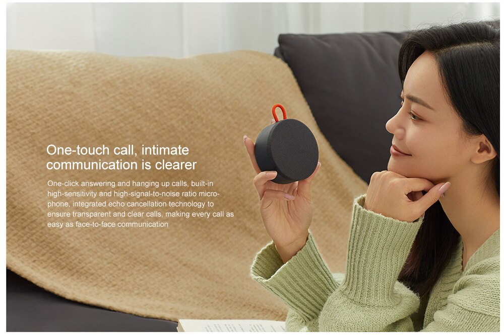 Xiaomi Mi portable bluetooth 5.0 haut-parleur étanche à la poussière étanche 10 heures d'autonomie en plein air haut-parleur sans fil