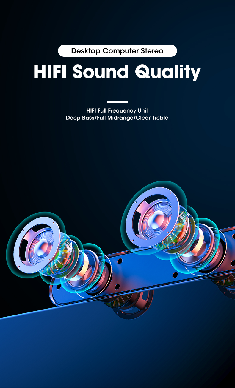 Barre de haut-parleur pour ordinateur Barre de haut-parleur pour ordinateur