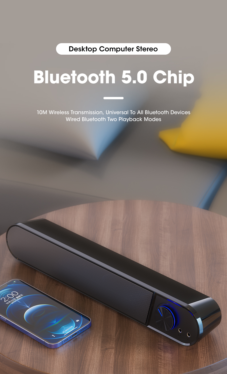 Barre de haut-parleur pour ordinateur Barre de haut-parleur pour ordinateur