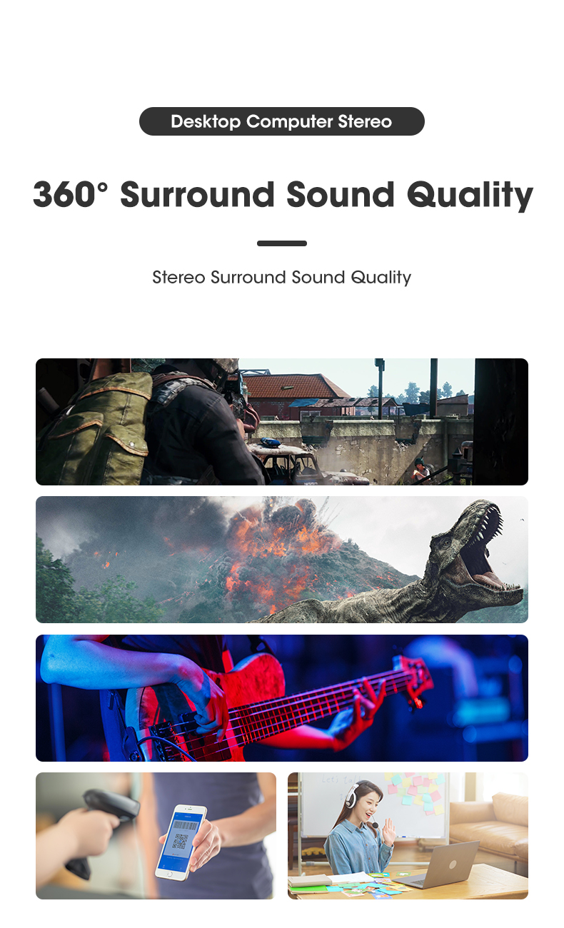 Barre de haut-parleur pour ordinateur Barre de haut-parleur pour ordinateur