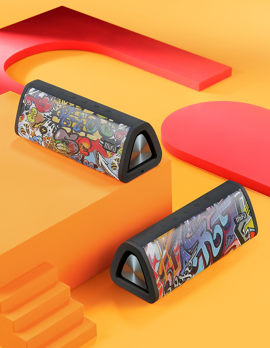 Mifa A10 – Enceinte Bluetooth 5.0, haut parleur portable, 360 degrés, son stéréo, 20 W, IPX7, étanche, sans fil, haut-parleur, 24 heures d'autonomie