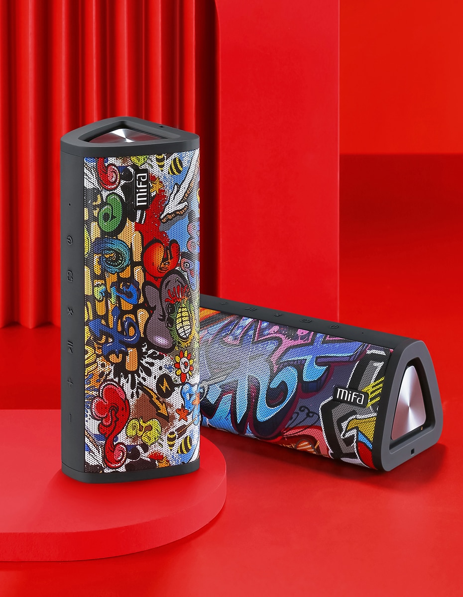 Mifa A10 – Enceinte Bluetooth 5.0, haut parleur portable, 360 degrés, son stéréo, 20 W, IPX7, étanche, sans fil, haut-parleur, 24 heures d'autonomie