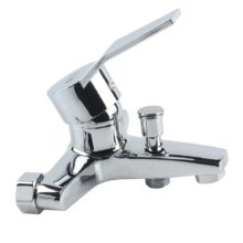 2020 en Stock! Robinet de douche baignoire robinet de douche Triple robinet de douche froide chaude robinet de baignoire mural robinet d’eau pour salle de bain