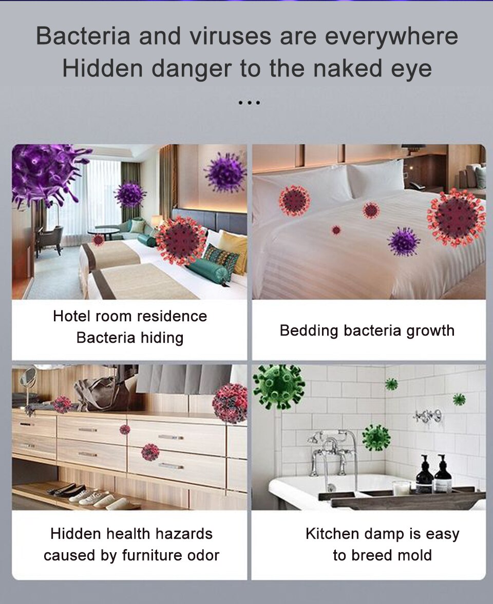 Bande lumineuse de stérilisation à 600 LED UVC, 5 mètres, 12V, ruban de lumière, nm