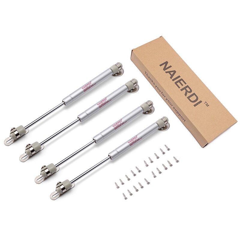 4 pièces NAIERDI Ressort À Gaz pour Porte D'armoire Charnières 6-15 KG Cuisine Charnière Hydraulique D'armoire De Support de Couvercle Boîte De Matériel De Meubles