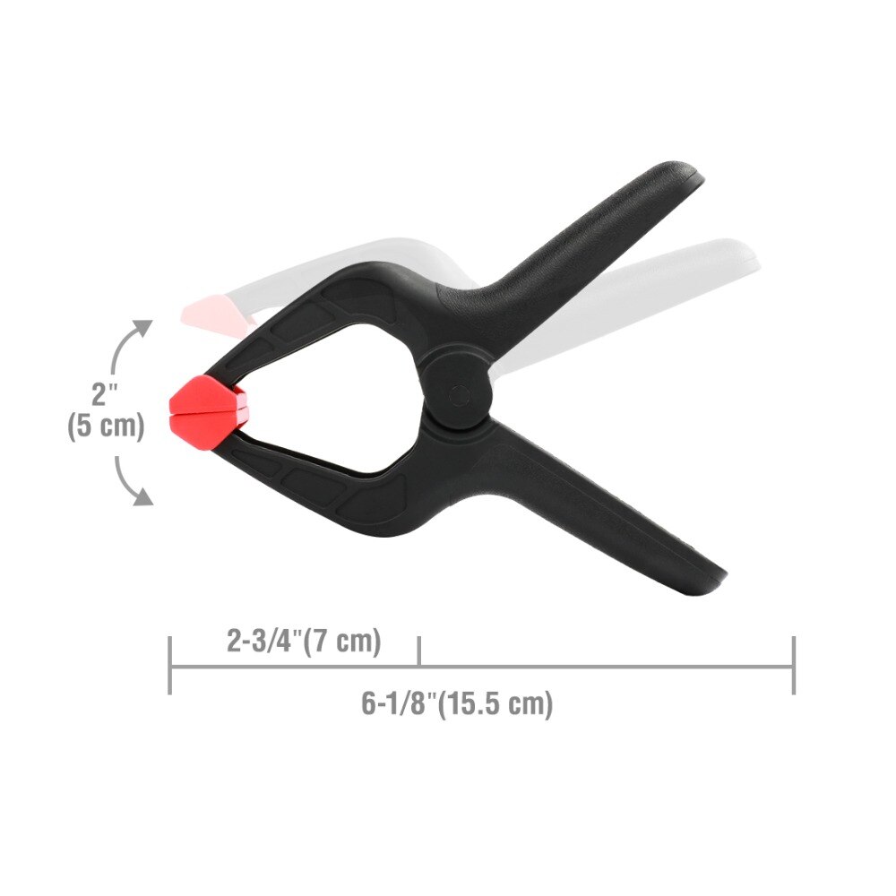 WORKPRO – jeu de pinces à ressort robustes, en plastique, pour le travail du bois, outils de bricolage, 20 pièces/lot