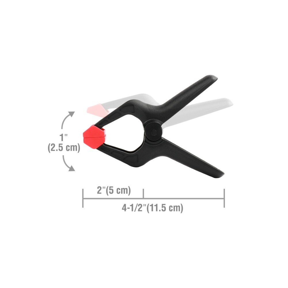WORKPRO – jeu de pinces à ressort robustes, en plastique, pour le travail du bois, outils de bricolage, 20 pièces/lot