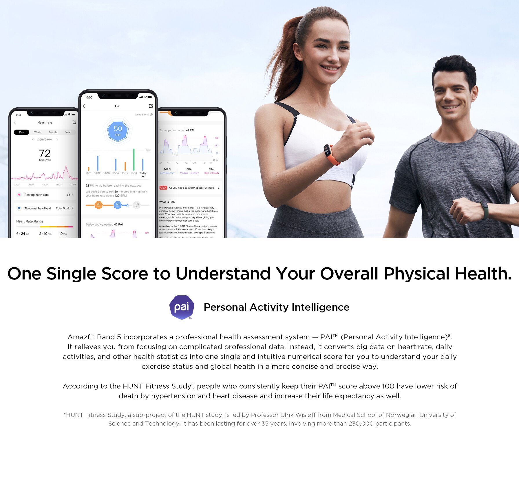 2020 nouveau Amazfit bande 5 Bracelet intelligent couleur affichage fréquence cardiaque Fitness Tracker étanche Bluetooth 5.0 Sport Bracelet intelligent