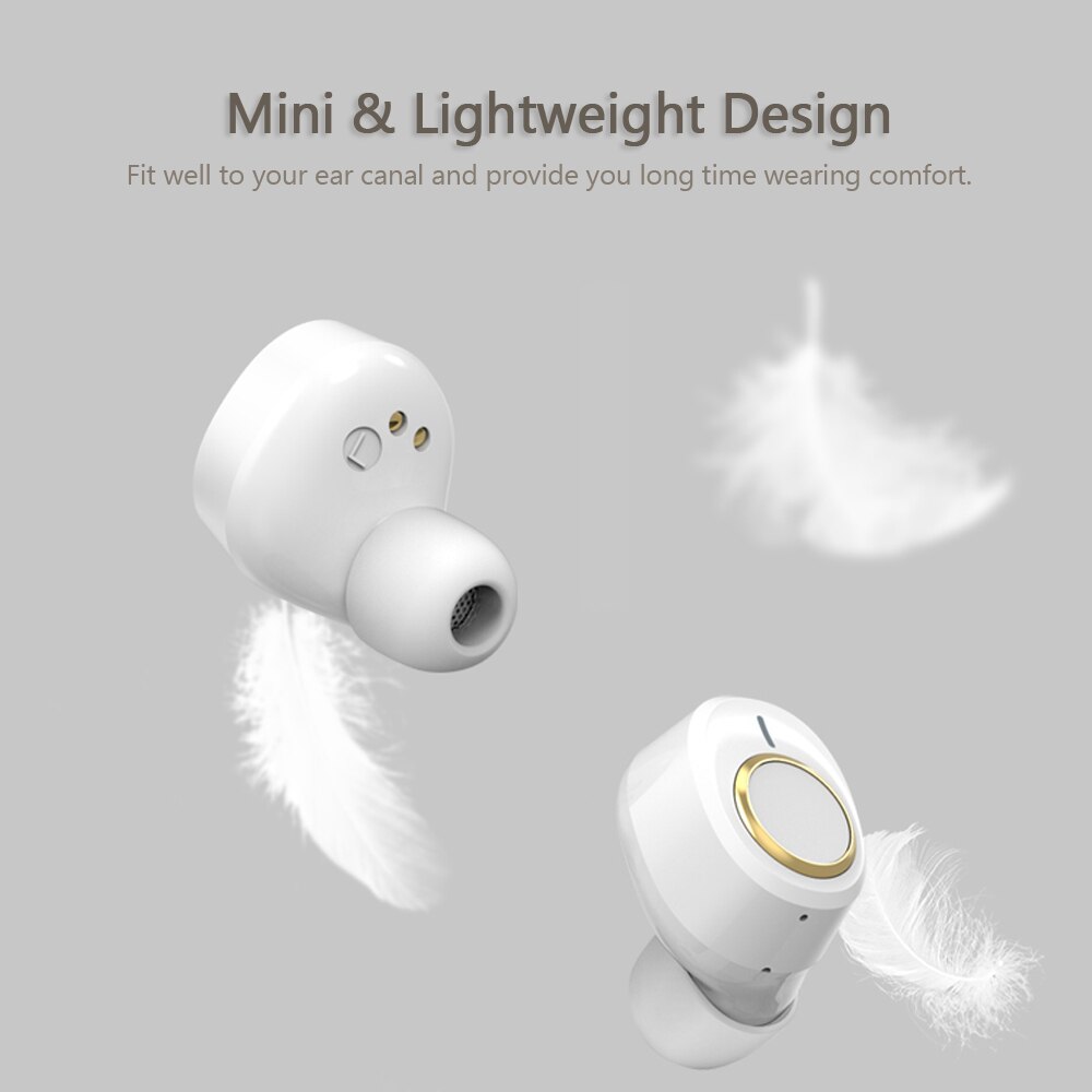 Lenovo X18 TWS sans fil écouteur Bluetooth 5.0 double stéréo basse 350MAH HiFi musique avec micro pour Android IOS Smartphone