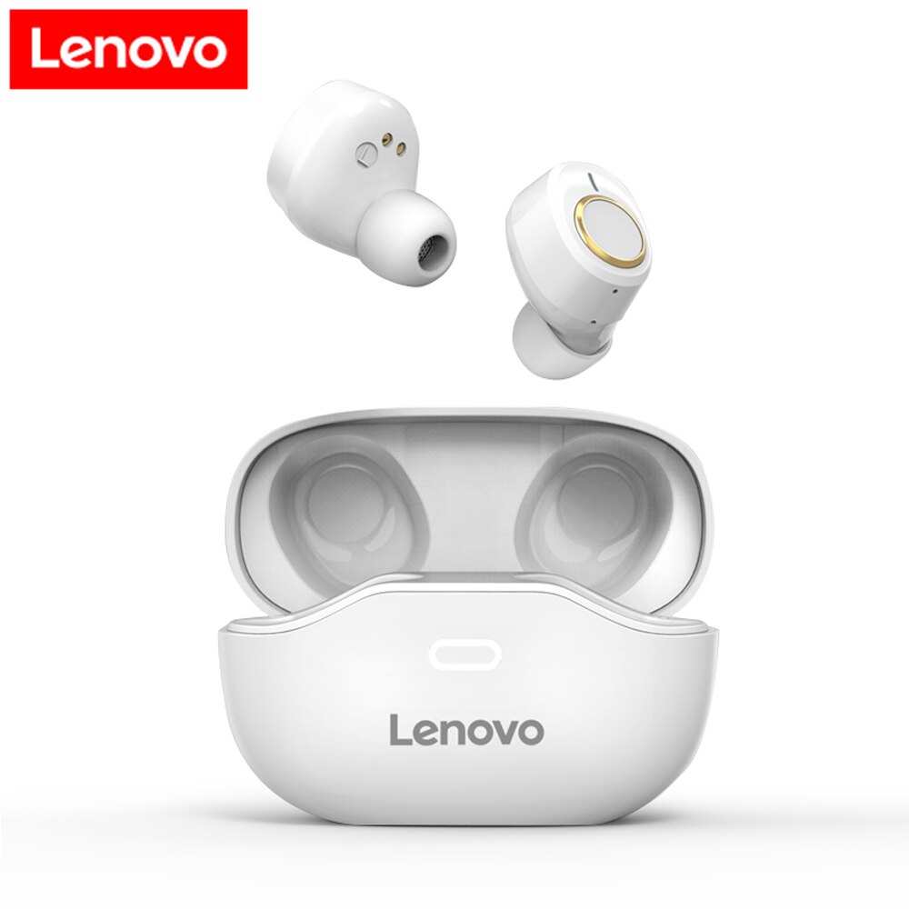 Lenovo X18 TWS sans fil écouteur Bluetooth 5.0 double stéréo basse 350MAH HiFi musique avec micro pour Android IOS Smartphone