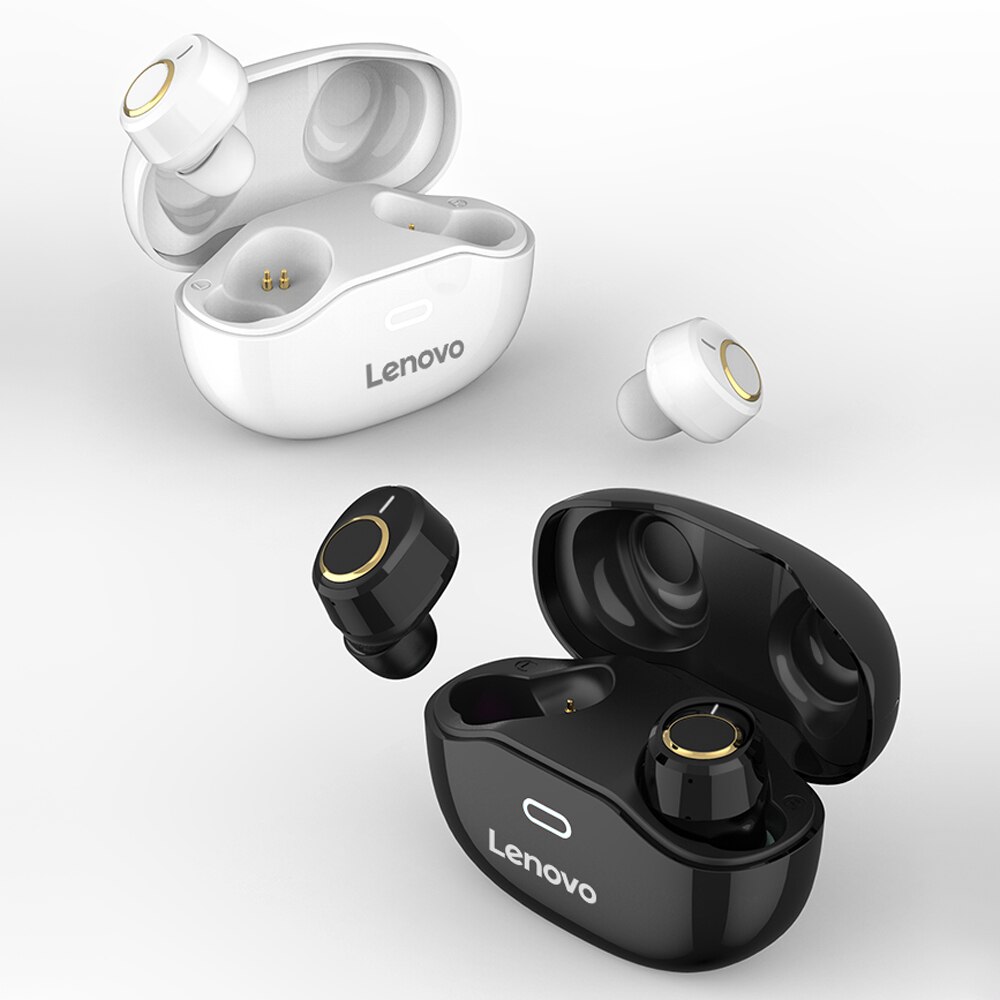 Lenovo X18 TWS sans fil écouteur Bluetooth 5.0 double stéréo basse 350MAH HiFi musique avec micro pour Android IOS Smartphone
