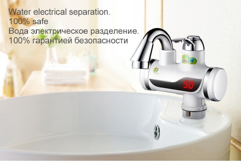 KBAYBO – robinet chauffe-eau instantané sans réservoir, 3000W, 2 types de sortie, pour la cuisine, douche chaude