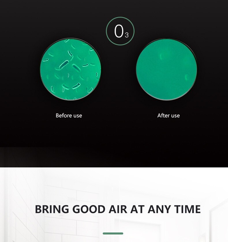 Générateur d'ozone 220v, déodorant intelligent au formaldéhyde, purificateur d'air, déodorant pour cuisine, toilettes