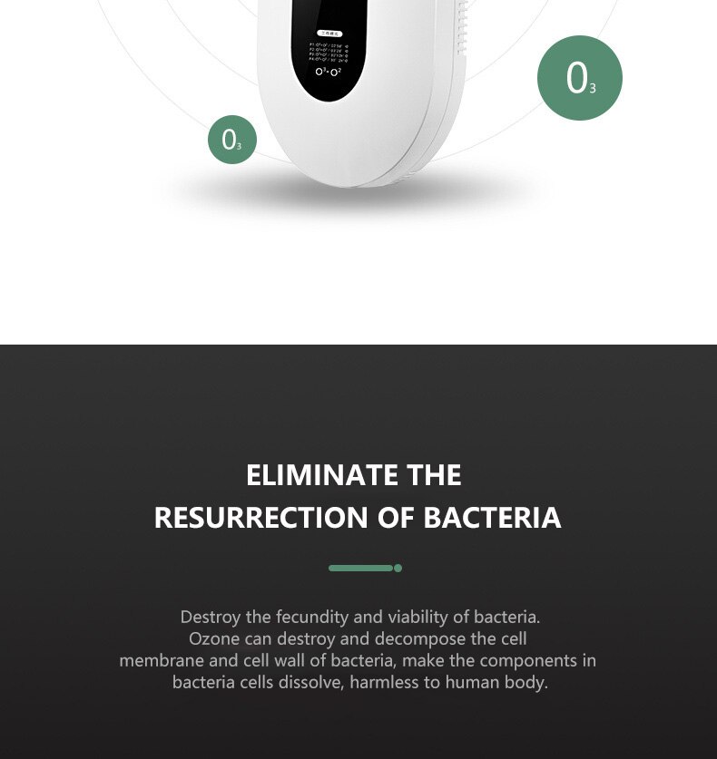 Générateur d'ozone 220v, déodorant intelligent au formaldéhyde, purificateur d'air, déodorant pour cuisine, toilettes