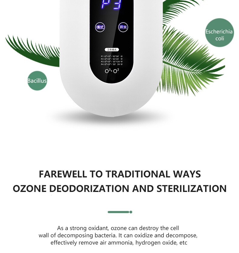 AG – générateur d'ozone 220v, déodorant intelligent, purificateur d'air au formaldéhyde, déodorant, pour cuisine, toilettes