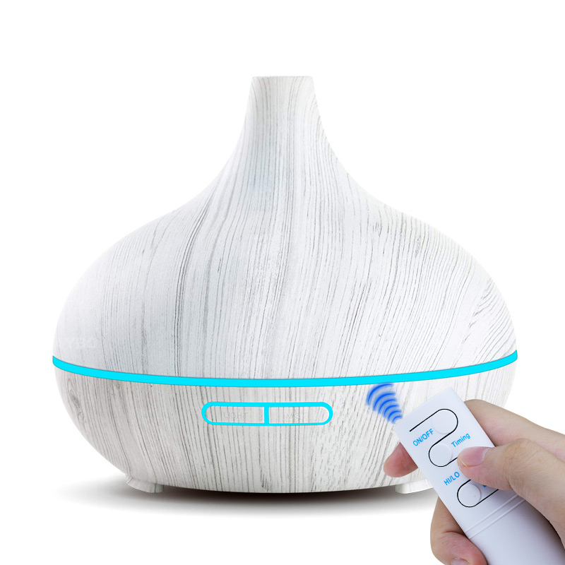 Fabricant ultrasonique électrique de brume fraîche d'aromathérapie de diffuseur d'huile essentielle d'humidificateur d'air de l'arome 550ml pour la télécommande à la maison