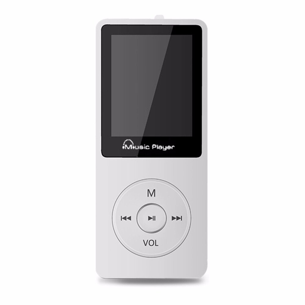 Grande capacité de mémoire lecteur MP3 Support 64GB lecteur multimédia de musique enregistreur vocal Portable lecteur de Radio FM livraison directe