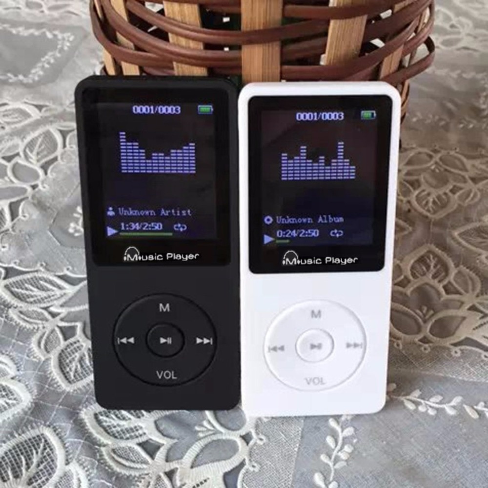 Grande capacité de mémoire lecteur MP3 Support 64GB lecteur multimédia de musique enregistreur vocal Portable lecteur de Radio FM livraison directe