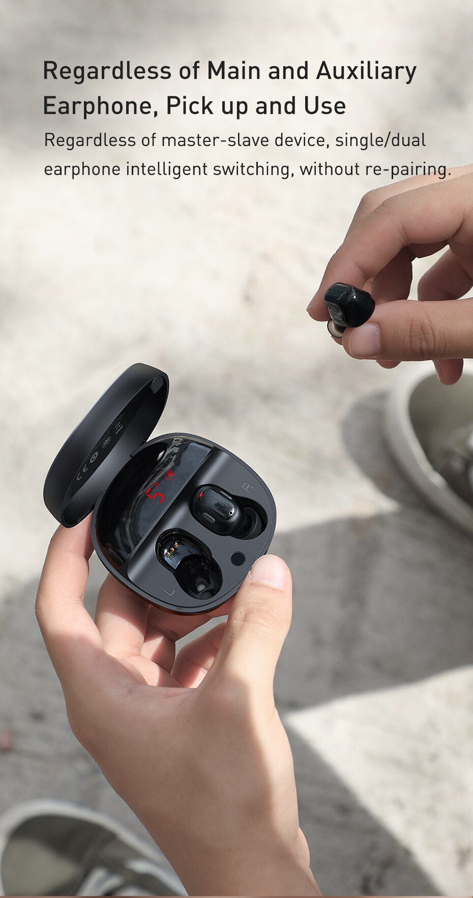 Baseus WM01 Plus TWS sans fil écouteur Bluetooth casque 5.0 véritable sans fil écouteurs dans les écouteurs pour iPhone 12 Pro Xiaomi