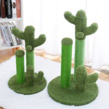 Arbre à chat en forme de Cactus, jouets pour animaux de compagnie, avec poteaux à gratter, pour chats, chaton, escalade, jouet de protection, livraison rapide