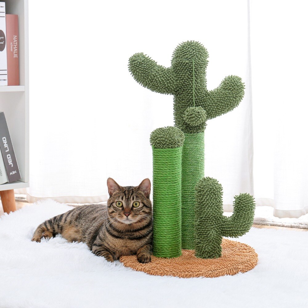 Arbre à chat en forme de Cactus, jouets pour animaux de compagnie, avec poteaux à gratter, pour chats, chaton, escalade, jouet de protection, livraison rapide Arbre à chat en forme de Cactus, jouets pour animaux de compagnie, avec poteaux à gratter, pour chats, chaton, escalade, jouet de protection, livraison rapide
