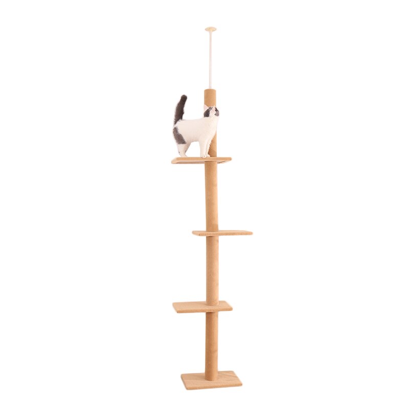 Tour condo arbre à chat de plusieurs niveaux, grattoir, maison pour animaux domestiques avec hamacs, meuble à escalader, jeux