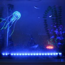 Lumières LED d’aquarium étanche Aquarium barre lumineuse bleu/blanc 19/29/39/49CM Submersible sous-marine pince lampe aquatique décor ue