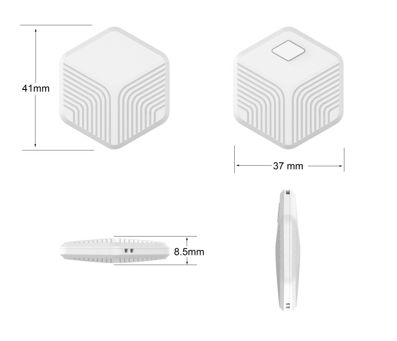 Tuya APP Bluetooth détecteur intelligent alarme tuile portefeuille clés alarme localisateur en temps réel enfants animaux Anti-perte activité intelligente Trackers