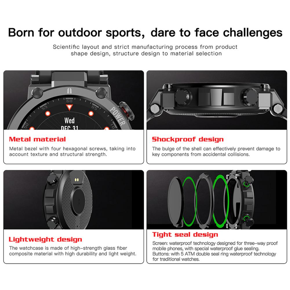 Montre connectée pour hommes et femmes, étanche ip68, moniteur de fréquence cardiaque, connexion Bluetooth, Fitness, pour KOSPET Raptor, nouvelle collection 2021 Montre connectée pour hommes et femmes, étanche ip68, moniteur de fréquence cardiaque, connexion Bluetooth, Fitness, pour KOSPET Raptor, nouvelle collection 2021