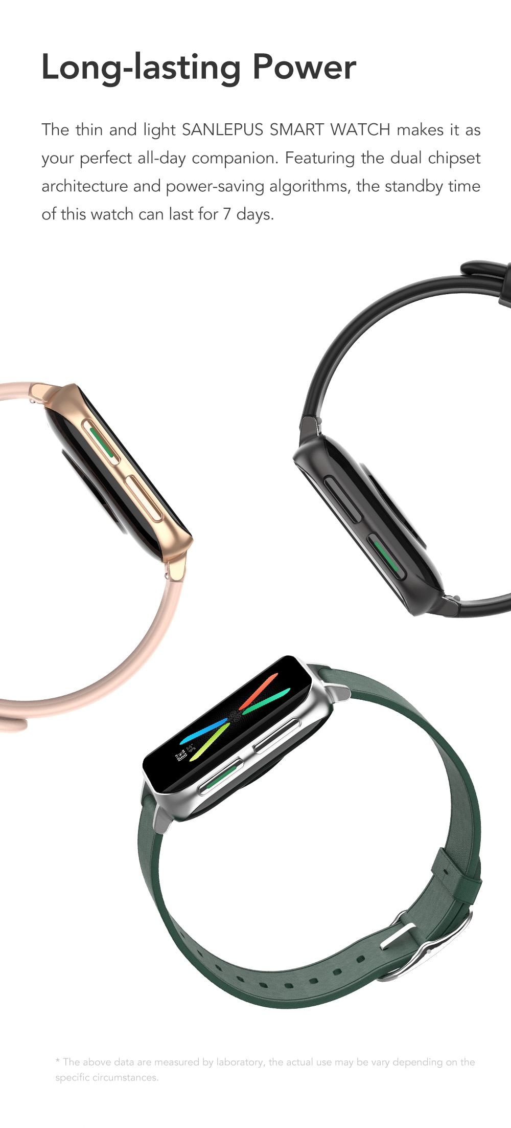 SANLEPUS – montre connectée pour hommes et femmes, avec appels Bluetooth, étanche, lecteur MP3, pour OPPO, Android, Apple, Xiaomi, Huawei, nouveau, 2021