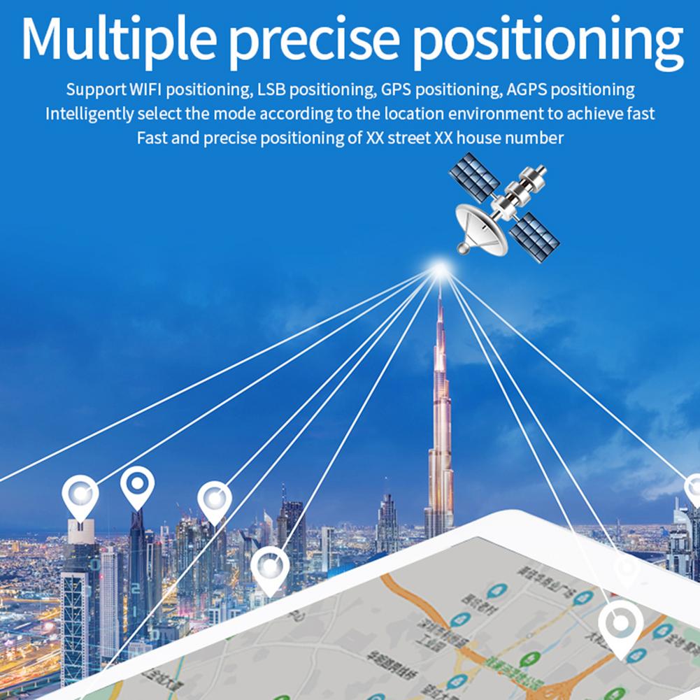 Nouveau Mini véhicule magnétique Auto GPS traqueur de voiture, commande vocale, dispositif de suivi en temps réel, localisateur WiFi + LBS + AGPS, positionnement précis