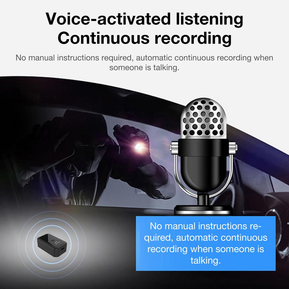 Nouveau Mini véhicule magnétique Auto GPS traqueur de voiture, commande vocale, dispositif de suivi en temps réel, localisateur WiFi + LBS + AGPS, positionnement précis