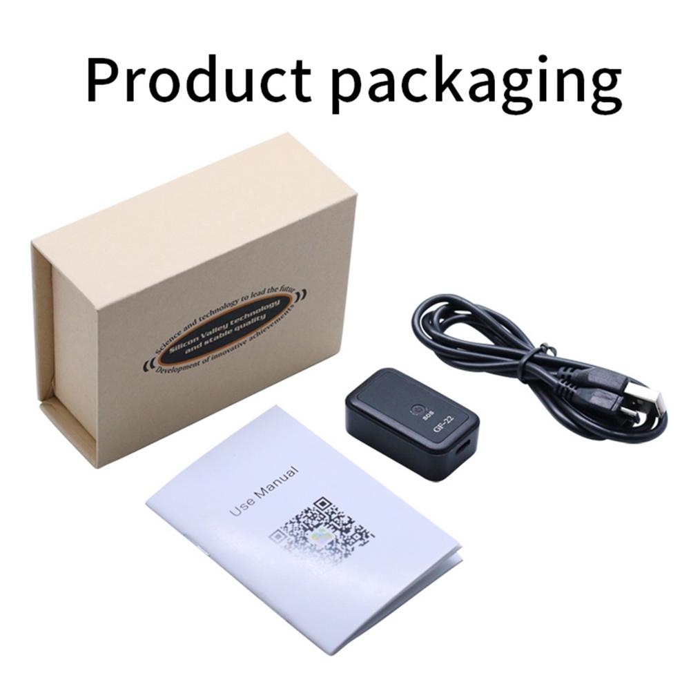 Nouveau Mini véhicule magnétique Auto GPS traqueur de voiture, commande vocale, dispositif de suivi en temps réel, localisateur WiFi + LBS + AGPS, positionnement précis