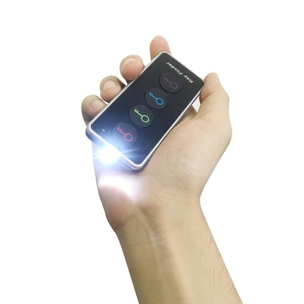 4 en 1 détecteur de clé sans fil avancé localisateur de clé à distance portefeuilles de téléphone Anti-perte avec fonction torche 4 récepteurs et 1 dock