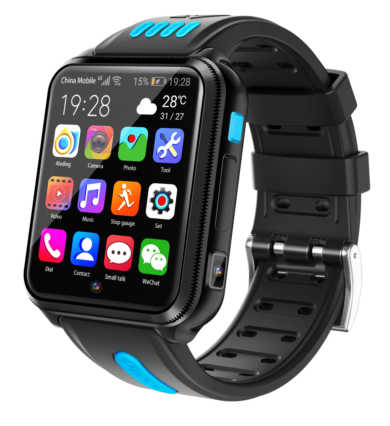 Montre connectée Android 9.0 pour enfants, avec caméra à distance, GPS, WI-FI, Google Play, Bluetooth, appel vidéo