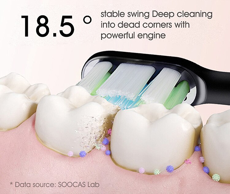 SOOCAS X3U brosse à dents sonique brosse à dents électrique pour Xiaomi Mijia ultrasons automatique amélioré rapide rechargeable adulte étanche