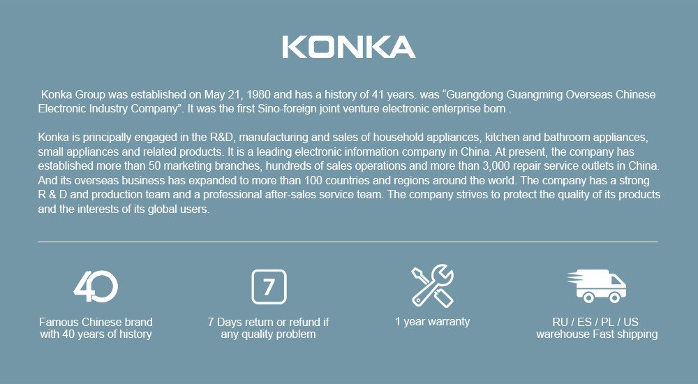 KONKA – défroisseur à vapeur électrique 1200W, chauffe rapide 25s, Machine à repasser suspendue